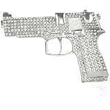 Hip Hop Wholesale - LARGE GUN SILVER STYLE BELT BUCKLE