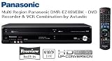 Multi Region Panasonic DMR-EZ48VEBK - DVD Recorder & VCR Combination - With 1080P Up-Conversion & Freeview - Black + Free HDMI Cable only offered by Avtastic