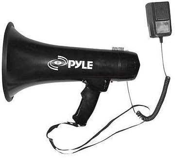 Pyle Pmp43in 40 Watts Professional Megaphone / Bullhorn W/siren and 3.5mm Aux-in