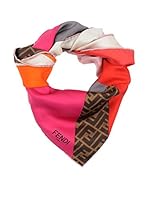 Fendi Bufanda (Fucsia / Rojo / Marrón)