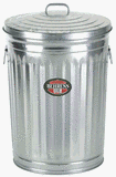 30GAL STL Trash Can