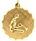 Aquarius, 14K Gold Charm