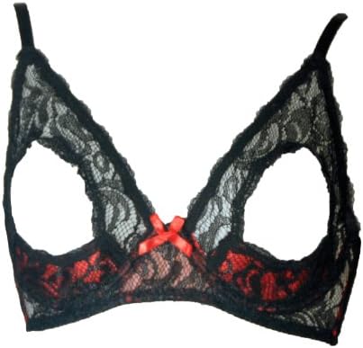 LoveFifi Women's Portrait Open Tip Bra