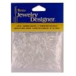 1/4 In. Rainbow Glass Bugle Beads, Crystal, 20 Gram/Pkg
