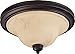 Anastasia - 2 Light 15 Flush Dome w/ Honey Marble Glass