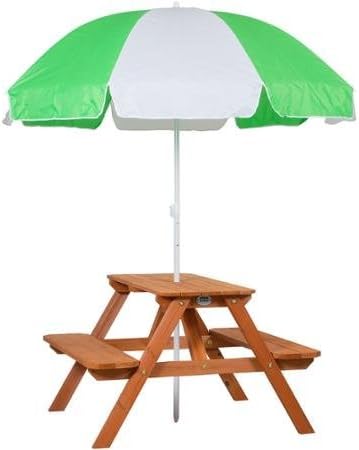 kiddy wooden Picnic Table made from cedar wood perfectly to your backyard, Capacity 4 kids
