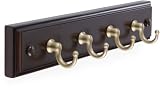 Amerock H55590MBBZ 9-Inch Key and Gadget Racks Key and Gadget Rack, Mahogany / Brushed Bronze