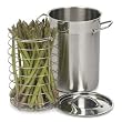 RSVP Asparagus Vegetable Steamer Stainless Steel NEW