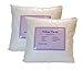 Pillowflex Synthetic Down Alternative Pillow Inserts for Shams - Comfy Pillows for Sleeping, Perfect Pillow & Best Sleeping Pillows, Handmade Down Alternative Throw Pillow Inserts - (18x18 Set of 2)