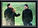 Art Poster Metal Framed Print - Arnold Schwarzenegger And John F Kennedy Jr. - Artist: Stephen Rose- Poster Size: 8 X 10