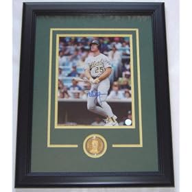 Mark McGwire Oakland Athletics Framed 8x10 Autographed Photograph