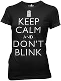 Doctor Who Keep Calm And Don't Blink Juniors T-shirt