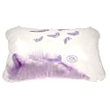 Feather Filled Inflatable Bath Pillow Purple