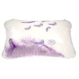 Feather Filled Inflatable Bath Pillow Purple
