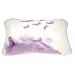 Feather Filled Inflatable Bath Pillow Purple Image