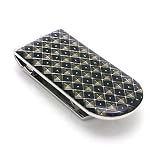 Dolan Bullock Enamel Black Steel Money Clip by Dolan Bullock