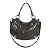 Alisa Diaper Bag in Gunmetal Black