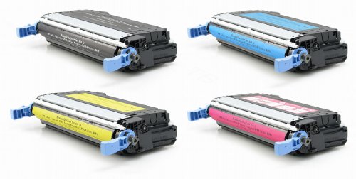 HP Q6460A - 63A Remanufactured Compatible Toner Cartridge - Full Color Set