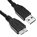 EZOPower Micro-USB Sync Data Cable Cord - 6FT for Pentax K-3, 645Z, FujiFilm X-T2 Digital Camera *with Cleaning Cloth*