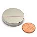 2 Pieces of CMS Magnetics Grade N52 Powerful Neodymium Magnet Dia 1.26 x 1/16