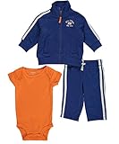 カーターズ Carter's ボディスーツ + カーディガン + パンツ 豪華3点セット 3-Piece Cardigan Set NB (50-55cm)