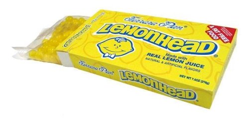 Ferrara Pan Lemon Head Feature, 7-Ounce Boxes (Pack of 24) by Hard Candy