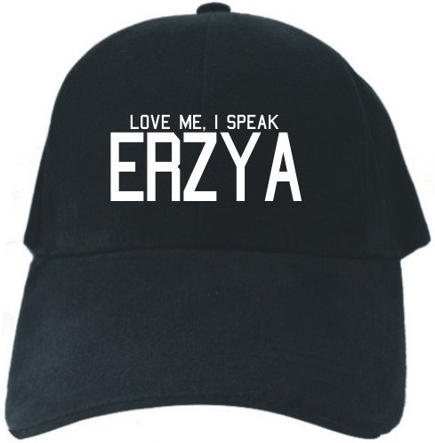 CAPS BLACK EMBROIDERY LOVE ME I SPEAK ERZYA @ Site-athletics.com