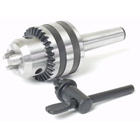 Drill Chuck, 1 2 with 2MT Short Arbor by Import
