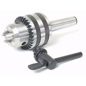 Drill Chuck, 1/2\” with 2MT Short Arbor