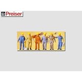 TRACK WORKERS - PREISER HO SCALE MODEL TRAIN FIGURES 14033