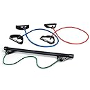 SPRI Xercise Bar Kit with 3 Xertubes