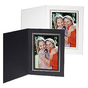 Cardboard-Photo-Folders-w-Foil-Border-3-1-2x5-Vertical-25-Pack-