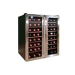 48 Bottle Dual-Zone Thermoelectric Wine Cooler