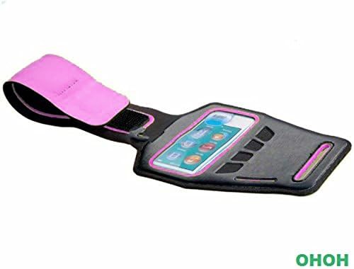 Armband for iPod nano 7th generation,[Sport Series] Anti-Slip Neoprene Sports Gym Running Jogging Workout Adjustable Armband for Apple iPod Nano 7th Generation (Pink)