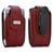 OEM RIM Blackberry APPLE RED Leather Swivel Holster Pouch Case for Curve 8300 8310 8320 8330