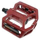A8 rote Profi ALU Plattform Pedale Pedal MTB BMX DH rot