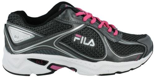 Fila Women's Trexa Lite Sneaker,Dark Shadow/Metallic Silver/Candy Pink,10 M US