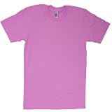 American Apparel - Fine Jersey Short Sleeve T-Shirt, Pink, XL
