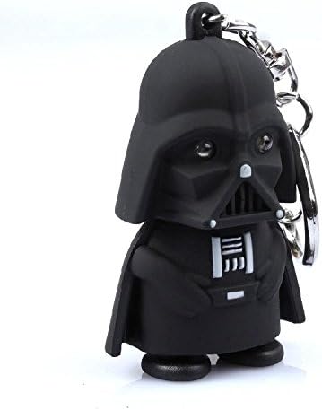 Authentic Star Wars Keychain Darth Vader with LED flashlight and sound