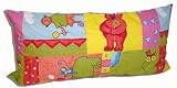 Kinzler K-11286/379 Baumwoll Kissenh&uuml;lle B&auml;r 40 x 80 cm mit Rei&szlig;verschluss, bunt