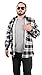 Woodland Supply Co. Men's Brawny Plaid Sherpa Lined Fleece Shirt Jacket