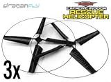 Three Sets of BladeRunner Search & Rescue (Mini BladeRunner, Bladerunner3 & Extreme Indoor Rescue Helicopter) Replacement Rotors