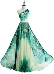 Chiffon Natural   Waistline Floral Print Evening Dress/Homecoming Dress/Prom Dress 