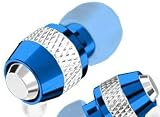 Metal In-ear Earbuds Style Headphones For Kindle, Iphone, Ipad, Mp3, Laptops (Blue)