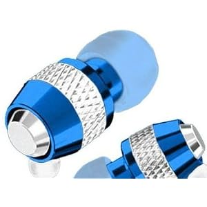Metal In-ear Earbuds Style Headphones For Kindle, Iphone, Ipad, Mp3, Laptops (Blue)