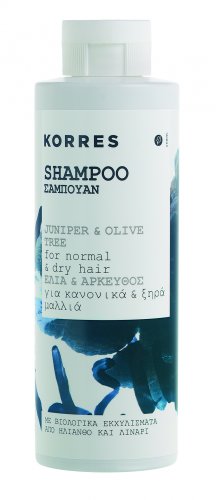 Korres Juniper and Olive tree shampoo for normal/dry 