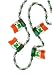 St. Patrick's Day - Irish Flag Bead Necklace Accessory