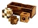 EXP Handmade Triple Play Travel Size 3-Puzzle Set