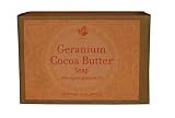 Organic Geranium Cocoa Butter Soap, All Natural Handmade