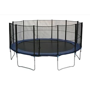 Alice's Garden - Trampoline rond Ø 490cm et son filet de sécurité de 1,80m de hauteur - Jupiter - Trampoline de jardin | Qualité PRO.| Normes EU. | Le plus grand trampoline du monde